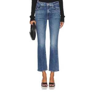 MOTHER Ankle & Cropped Blue Jeans